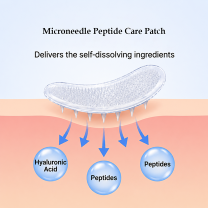 Slowlate Hyaluronic & Peptide Microneedling Patches